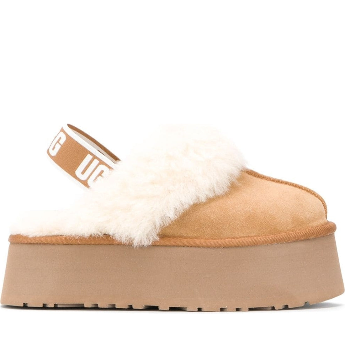 UGG womens chestnut funkette indoor slippers | Vilbury London