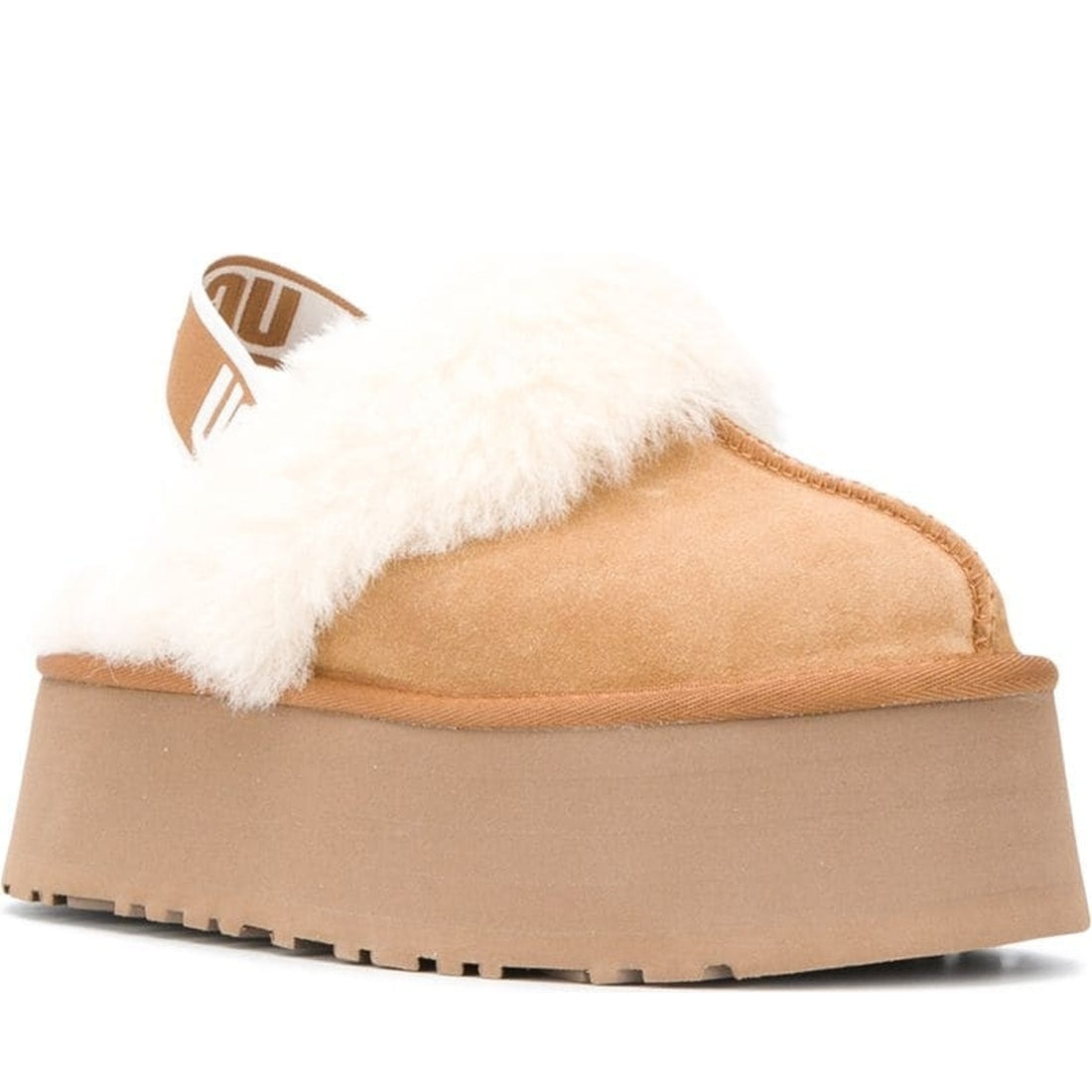 UGG womens chestnut funkette indoor slippers | Vilbury London