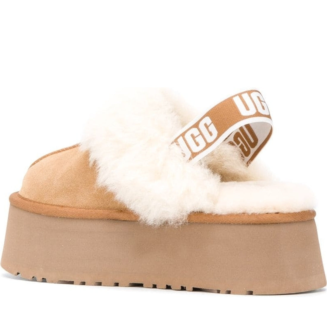 UGG womens chestnut funkette indoor slippers | Vilbury London