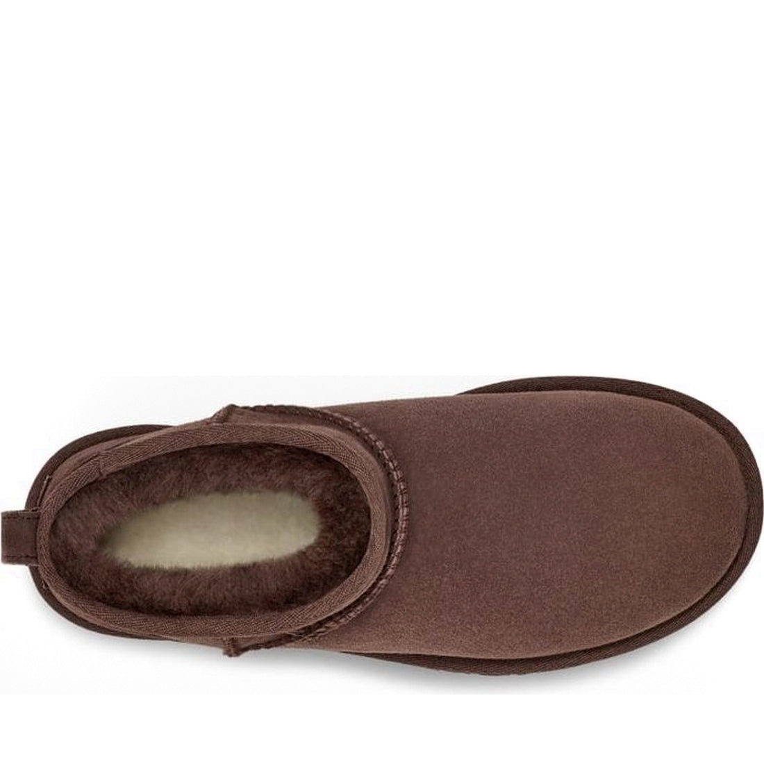 UGG womens burnt cedar classic ultra mini booties | Vilbury London