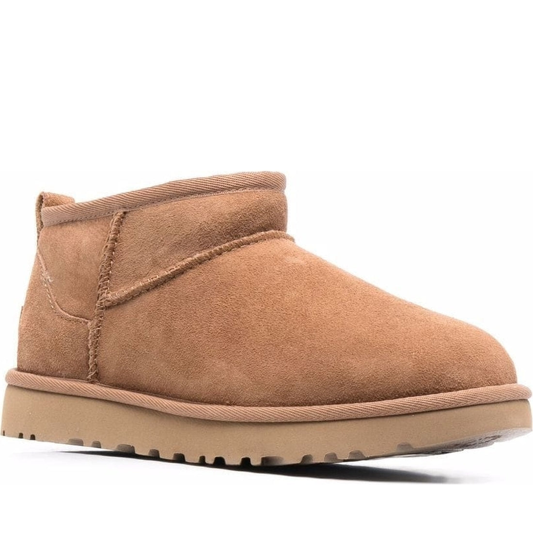 UGG womens chestnut classic ultra mini booties | Vilbury London