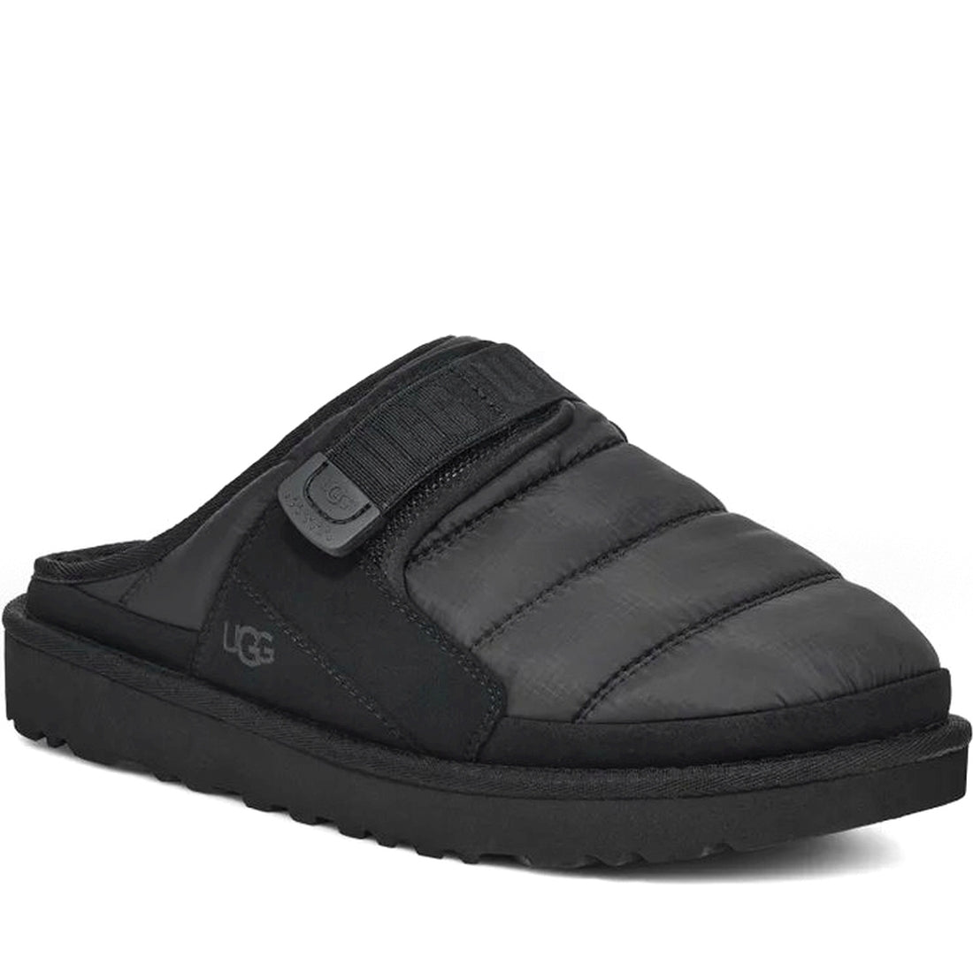 UGG mens black tnl dune slip-on lta indoor slippers | Vilbury London