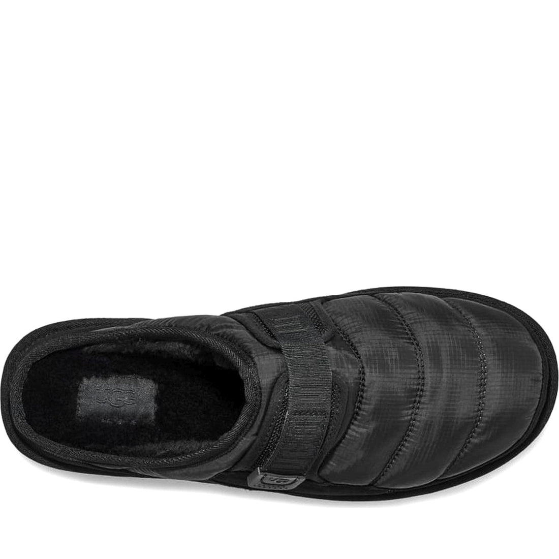 UGG mens black tnl dune slip-on lta indoor slippers | Vilbury London