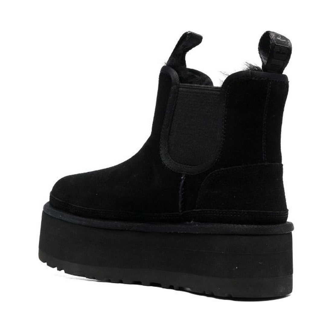 UGG womens black neumel platforch booties | Vilbury London