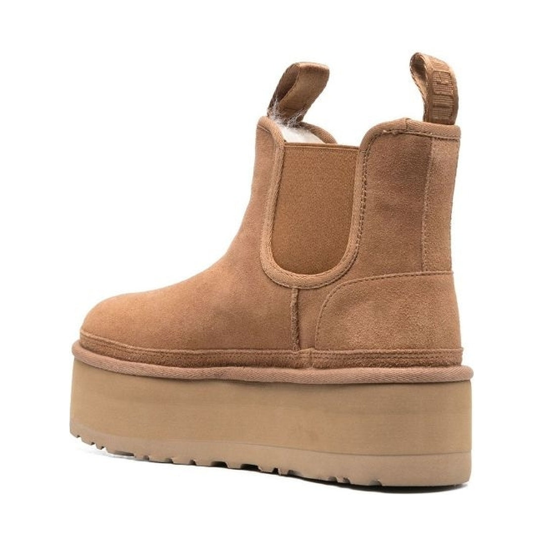 UGG womens chestnut neumel platform booties | Vilbury London