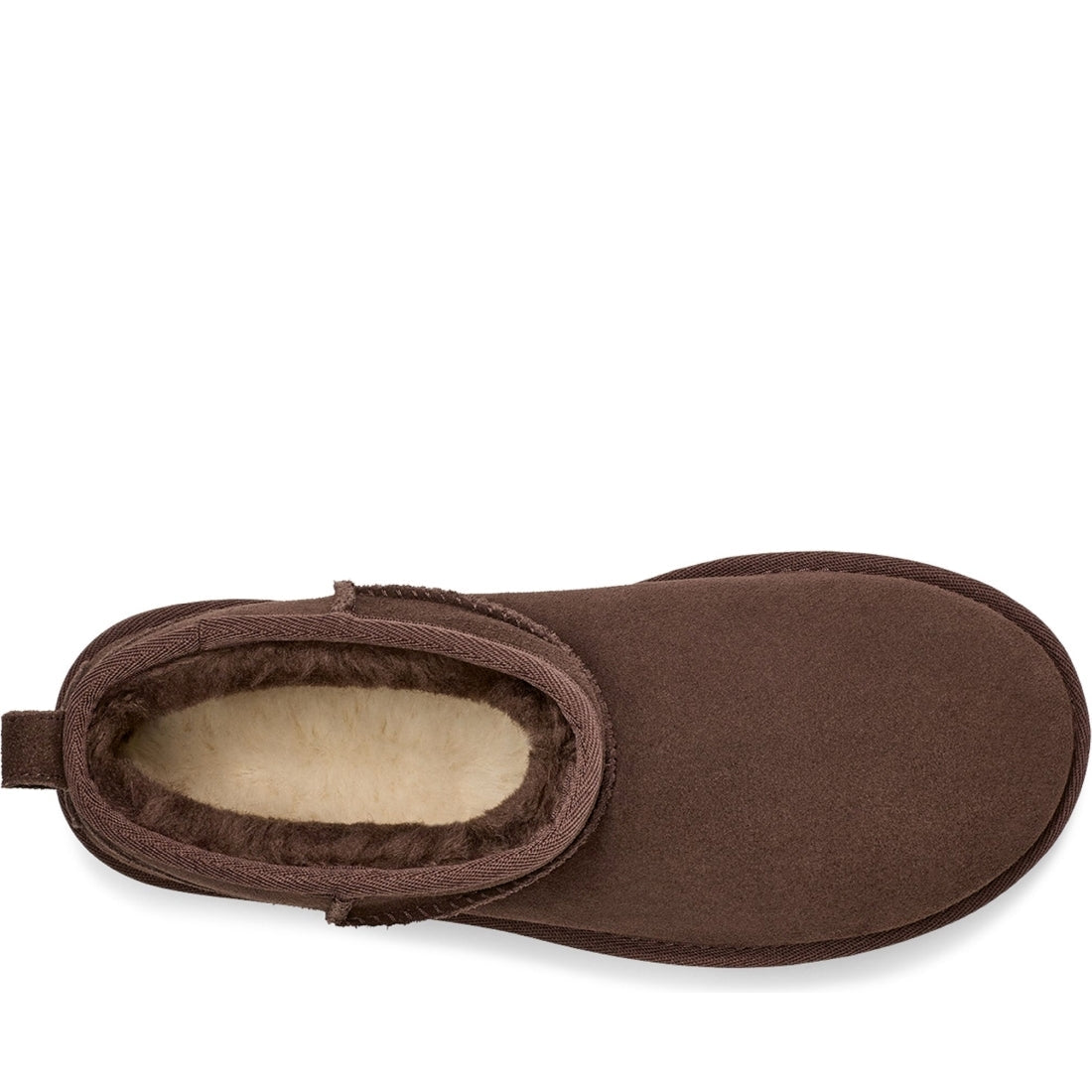 UGG womens burnt cedar classic ultra mini booties | Vilbury London