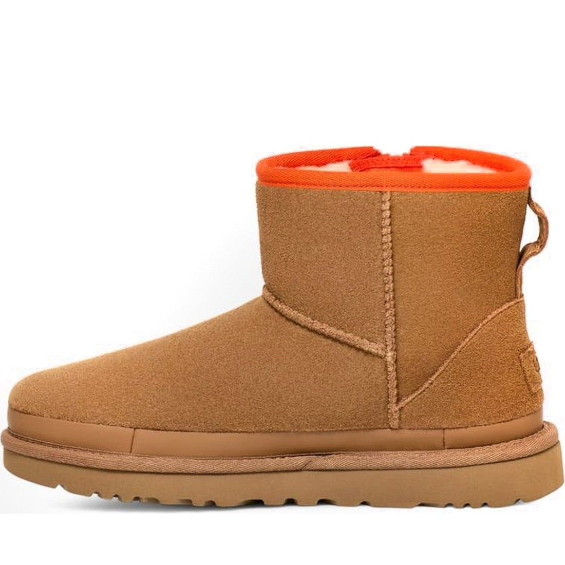 UGG womens chestnut classic mini zip t booties | Vilbury London