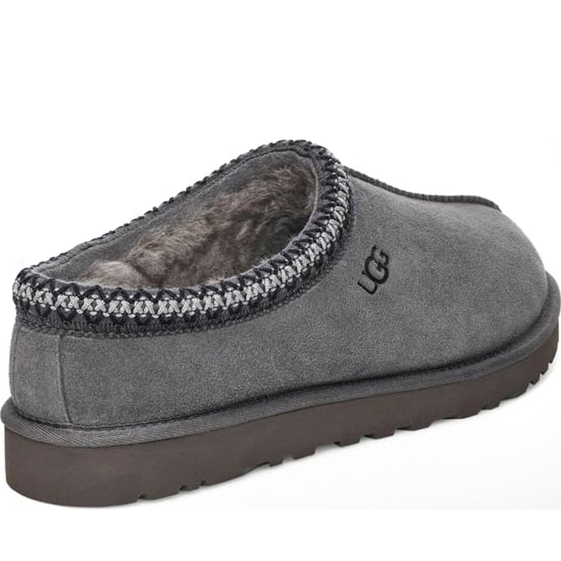 UGG mens dark grey tasman indoor slippers | Vilbury London