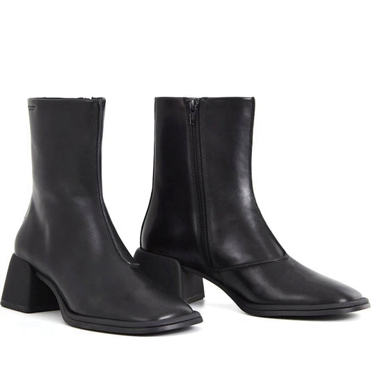 Vagabond womens black ansie booties | Vilbury London