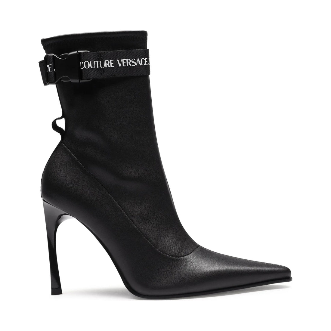 Versace Jeans Couture womens black sadie booties | Vilbury London