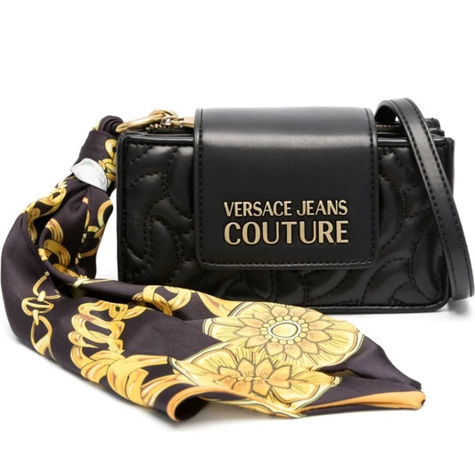 Versace Jeans Couture womens black thelma soft crossbody | Vilbury London