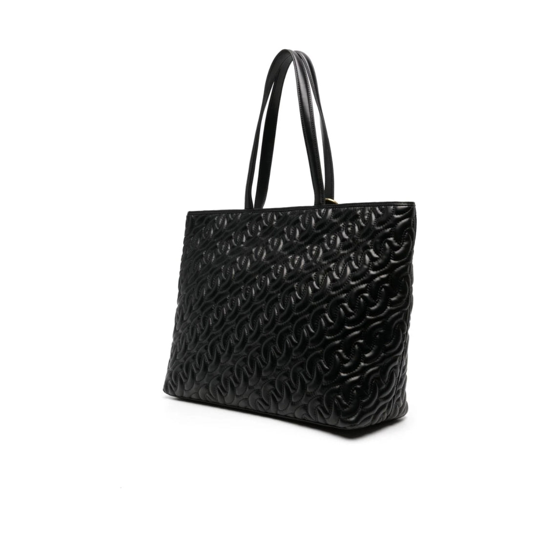 Versace Jeans Couture womens black thelma soft shopping bag | Vilbury London