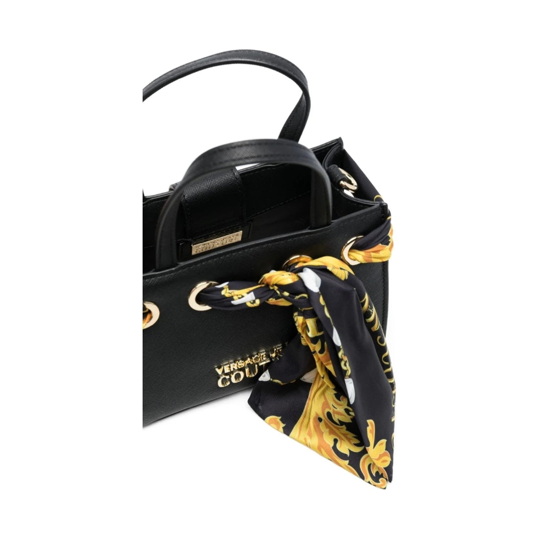 Versace Jeans Couture womens black thelma classic shopping bag | Vilbury London