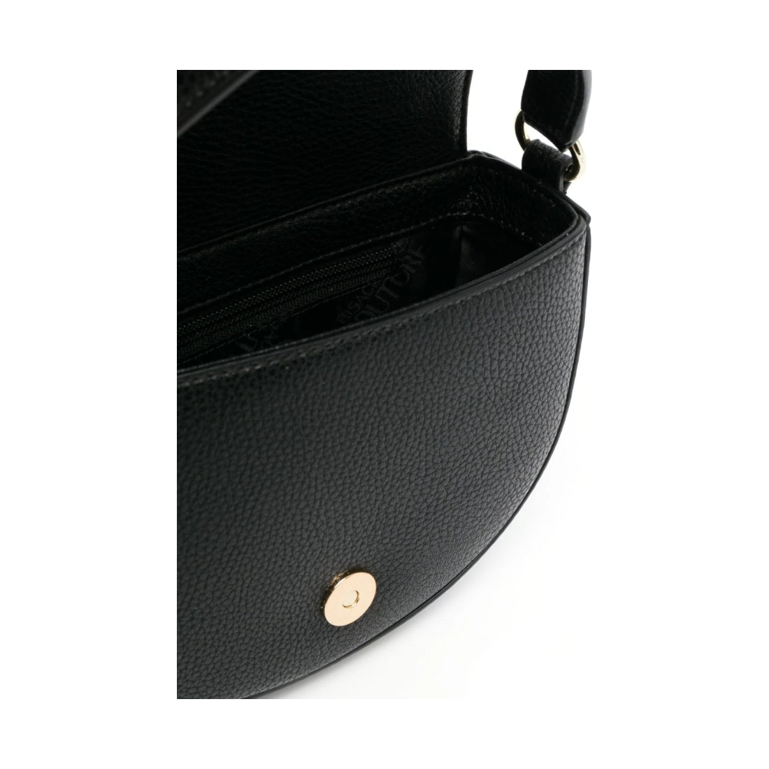 Versace Jeans Couture womens black v emblem crossbody | Vilbury London