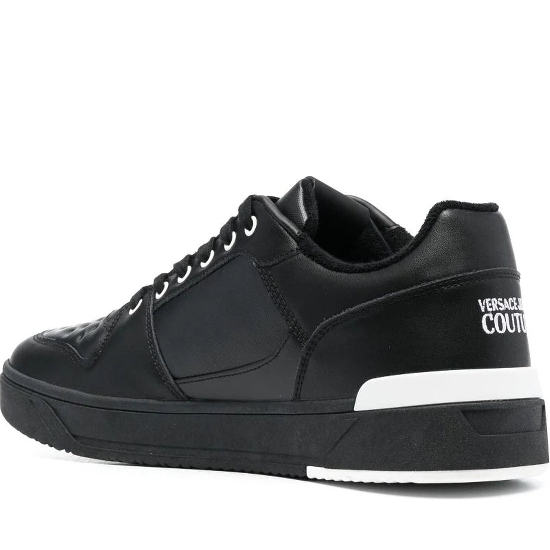 Versace Jeans Couture mens black stargaze sneakers | Vilbury London