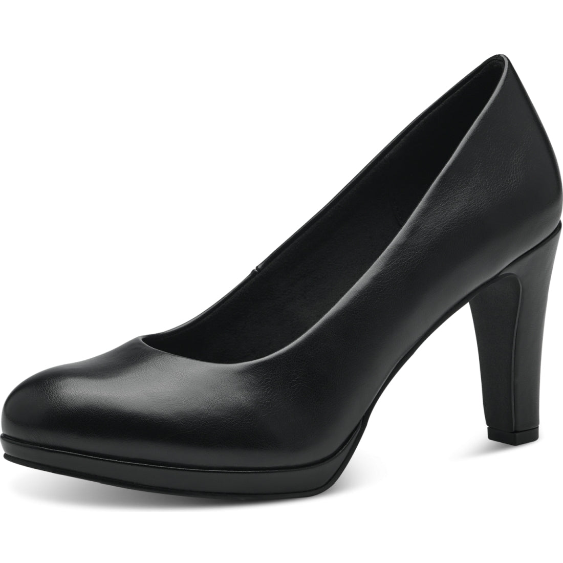 Marco Tozzi womens black marti high heels | Vilbury London