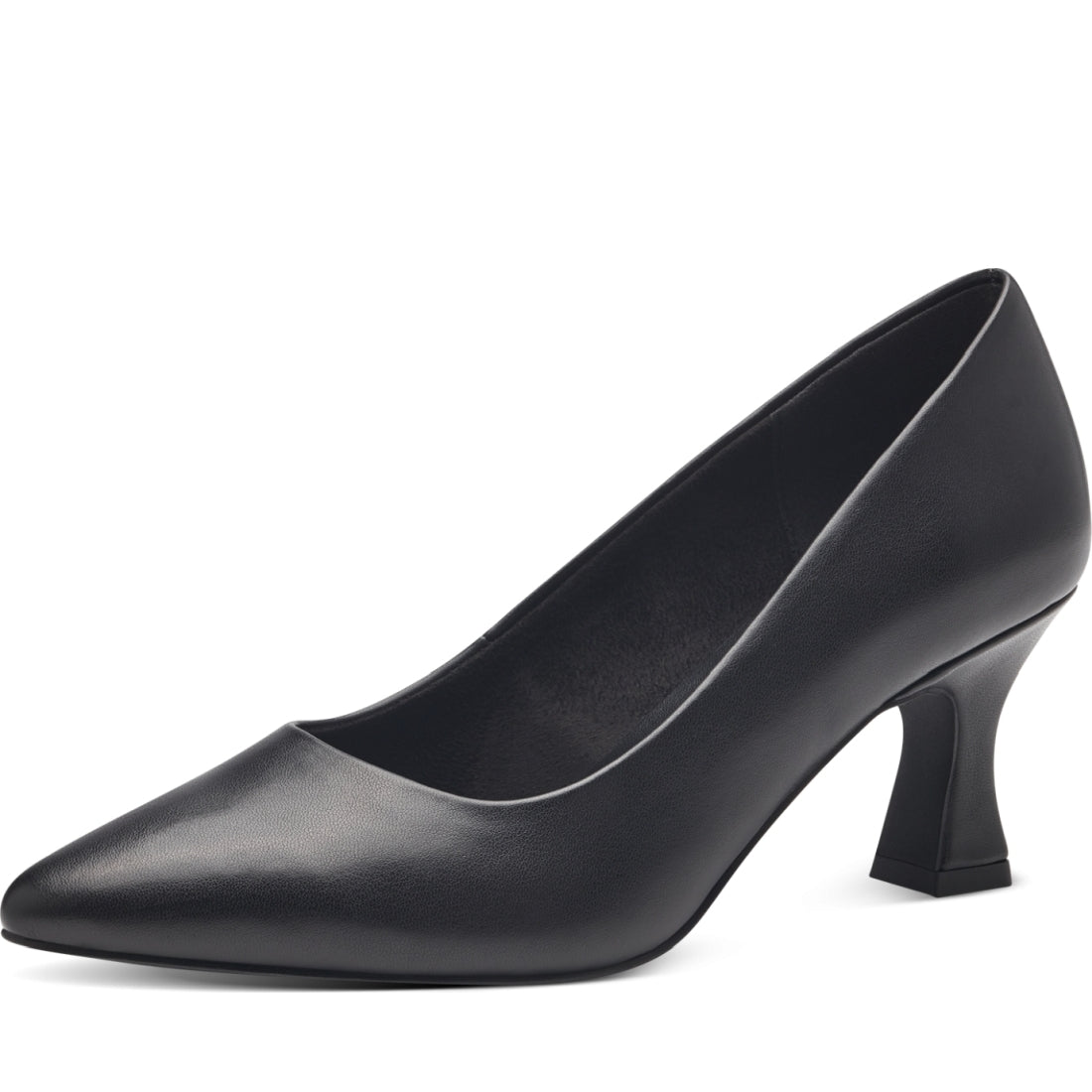 Marco Tozzi womens black nosca high heels | Vilbury London