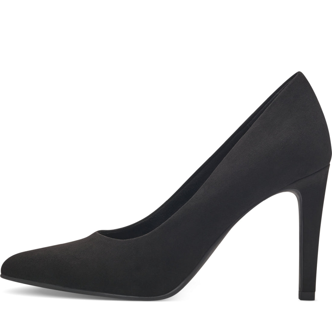 Marco Tozzi womens black metato high heels | Vilbury London