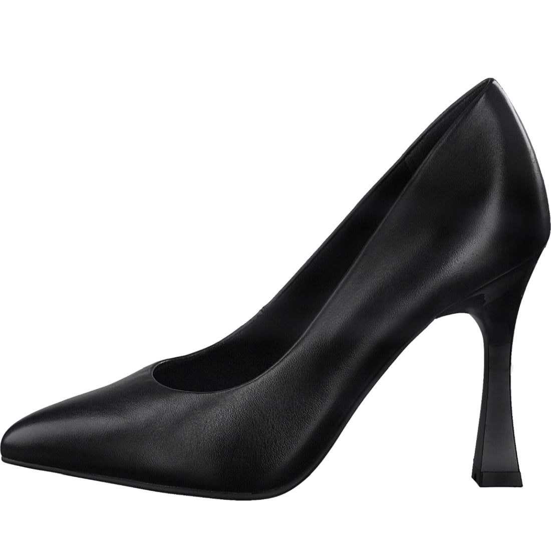 Marco Tozzi womens black metato high heels | Vilbury London