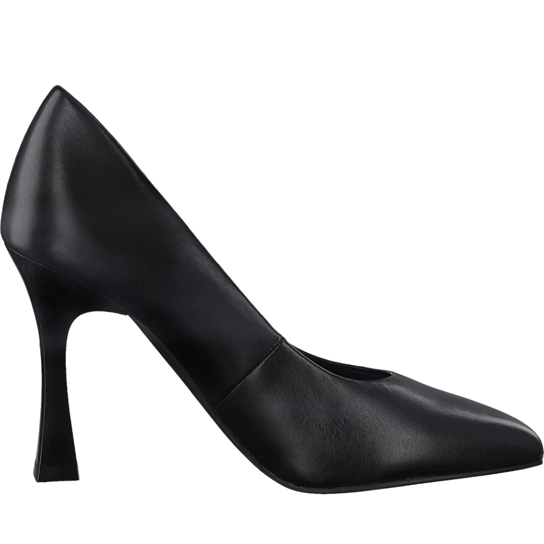 Marco Tozzi womens black metato high heels | Vilbury London