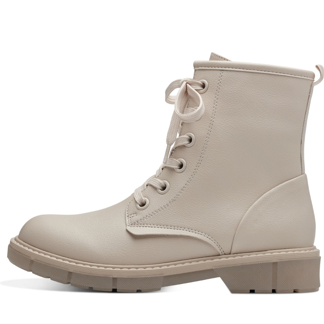 Marco Tozzi womens cream badie booties | Vilbury London