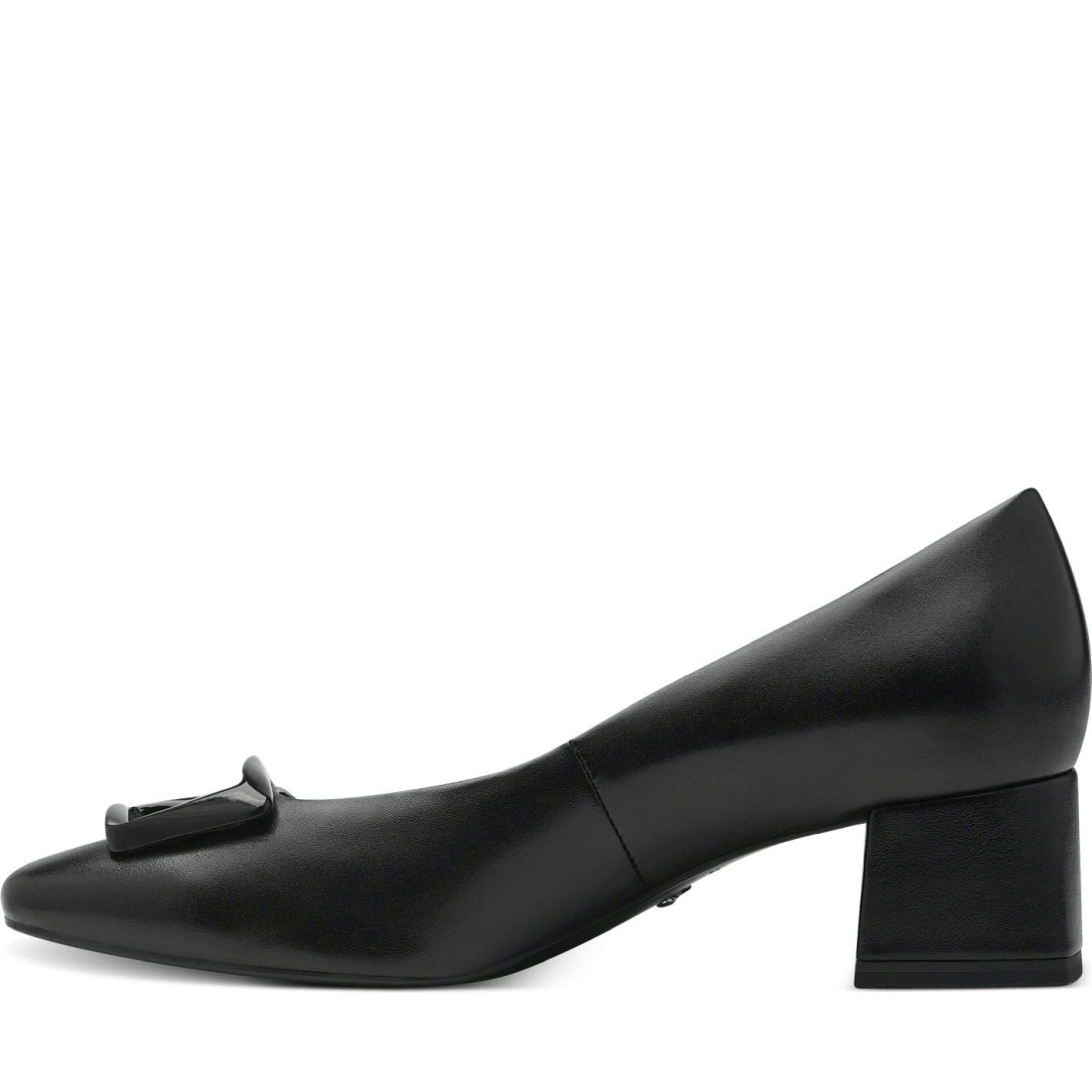 Tamaris womens black elegant closed pumps | Vilbury London