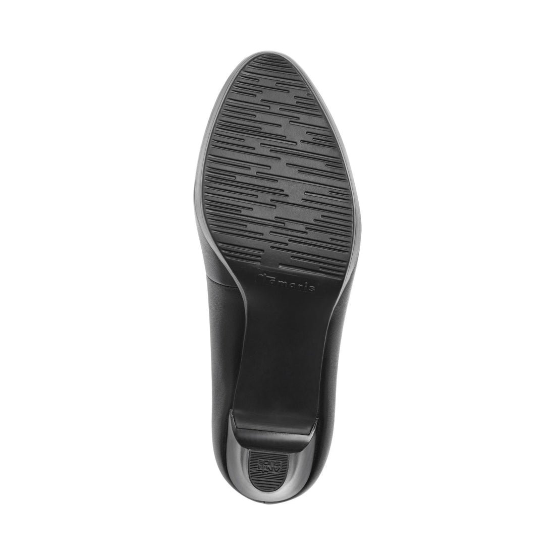 Tamaris womens black elegant closed pumps | Vilbury London