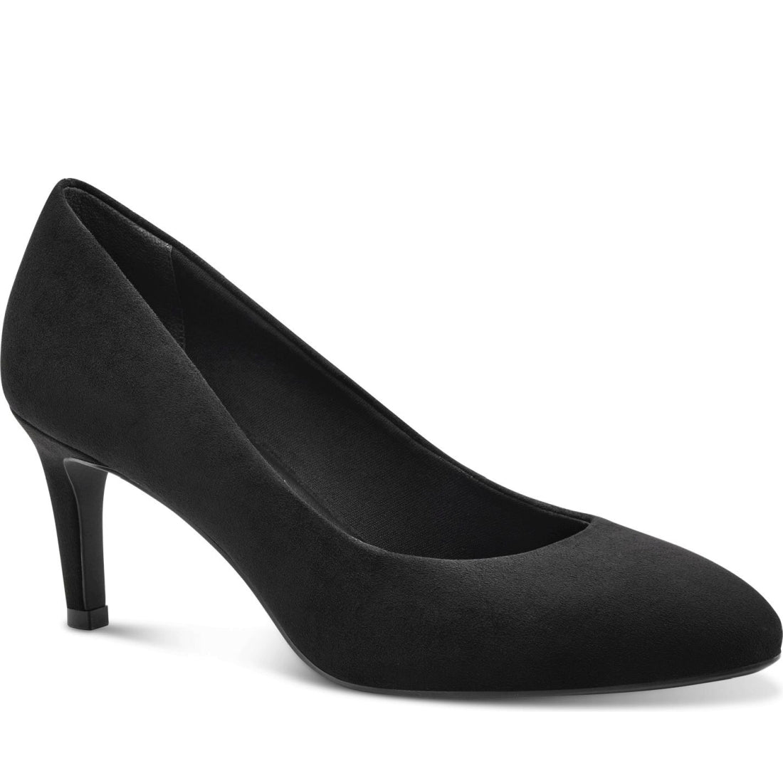 Tamaris womens black elegant closed pumps | Vilbury London