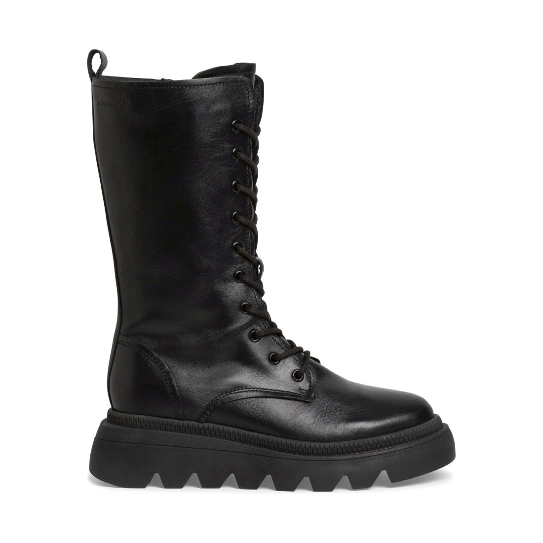 Tamaris womens black casual closed boots | Vilbury London