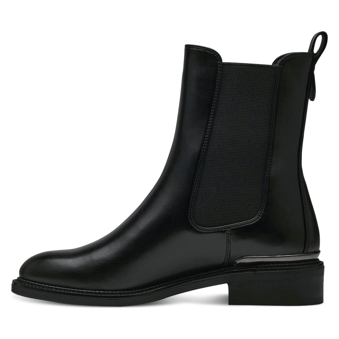 Tamaris womens black elegant closed booties | Vilbury London