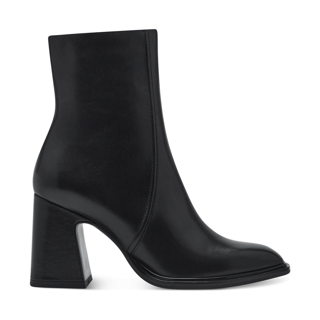 Tamaris womens black elegant closed booties | Vilbury London