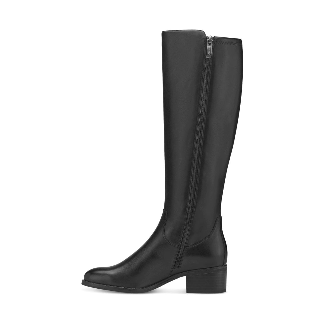 Tamaris womens black elegant closed boots | Vilbury London