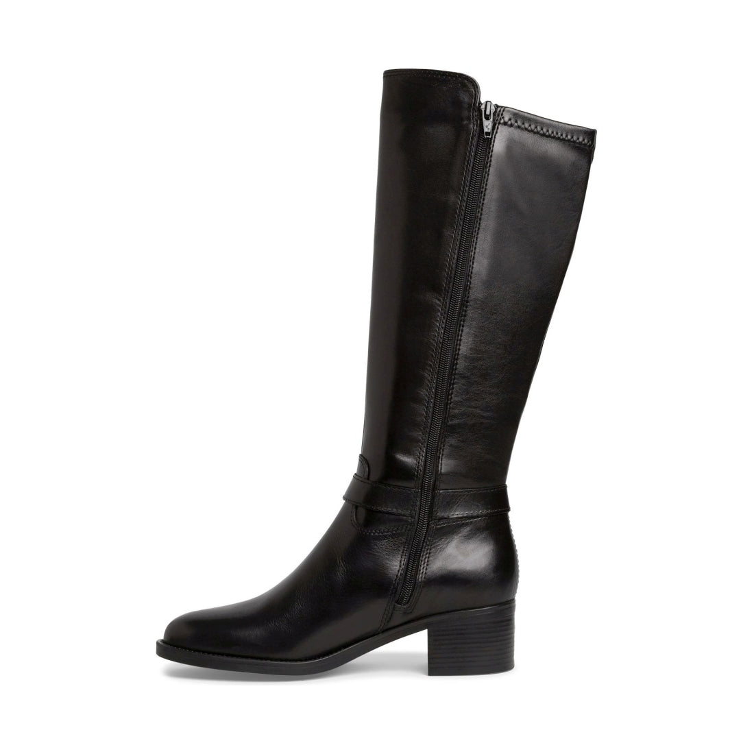 Tamaris womens black casual closed boots | Vilbury London