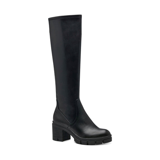 Tamaris womens black casual closed boots | Vilbury London