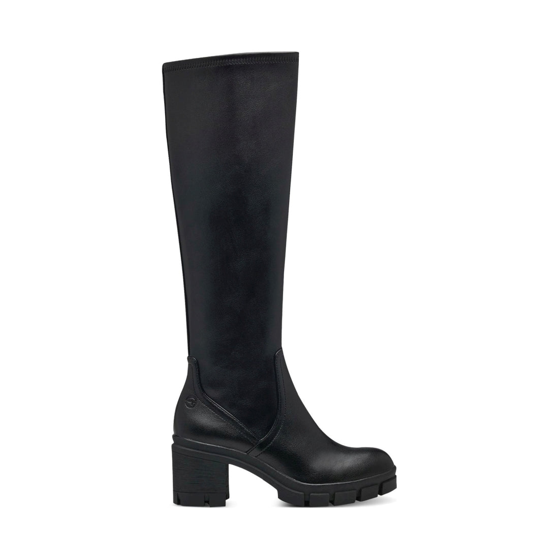 Tamaris womens black casual closed boots | Vilbury London