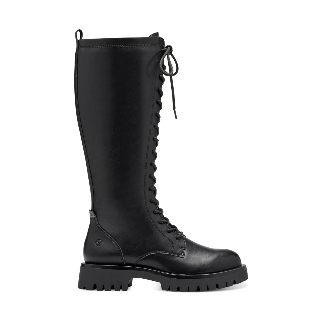 Tamaris womens black casual closed boots | Vilbury London