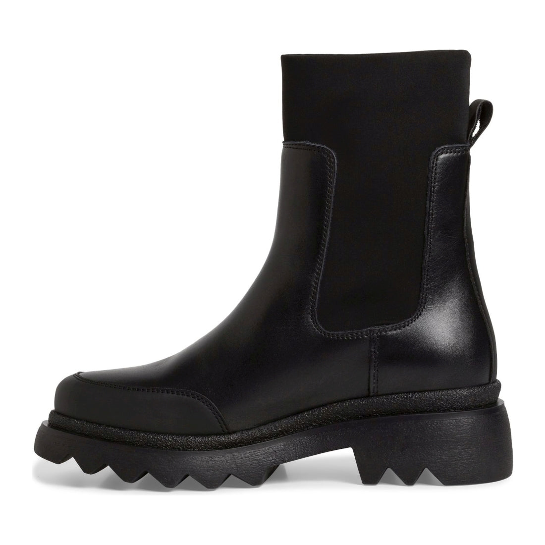 Tamaris womens black casual closed booties | Vilbury London