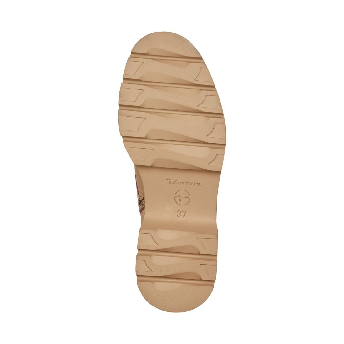 Tamaris womens sand casual closed booties | Vilbury London