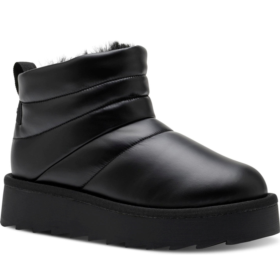 Tamaris womens black casual closed booties | Vilbury London