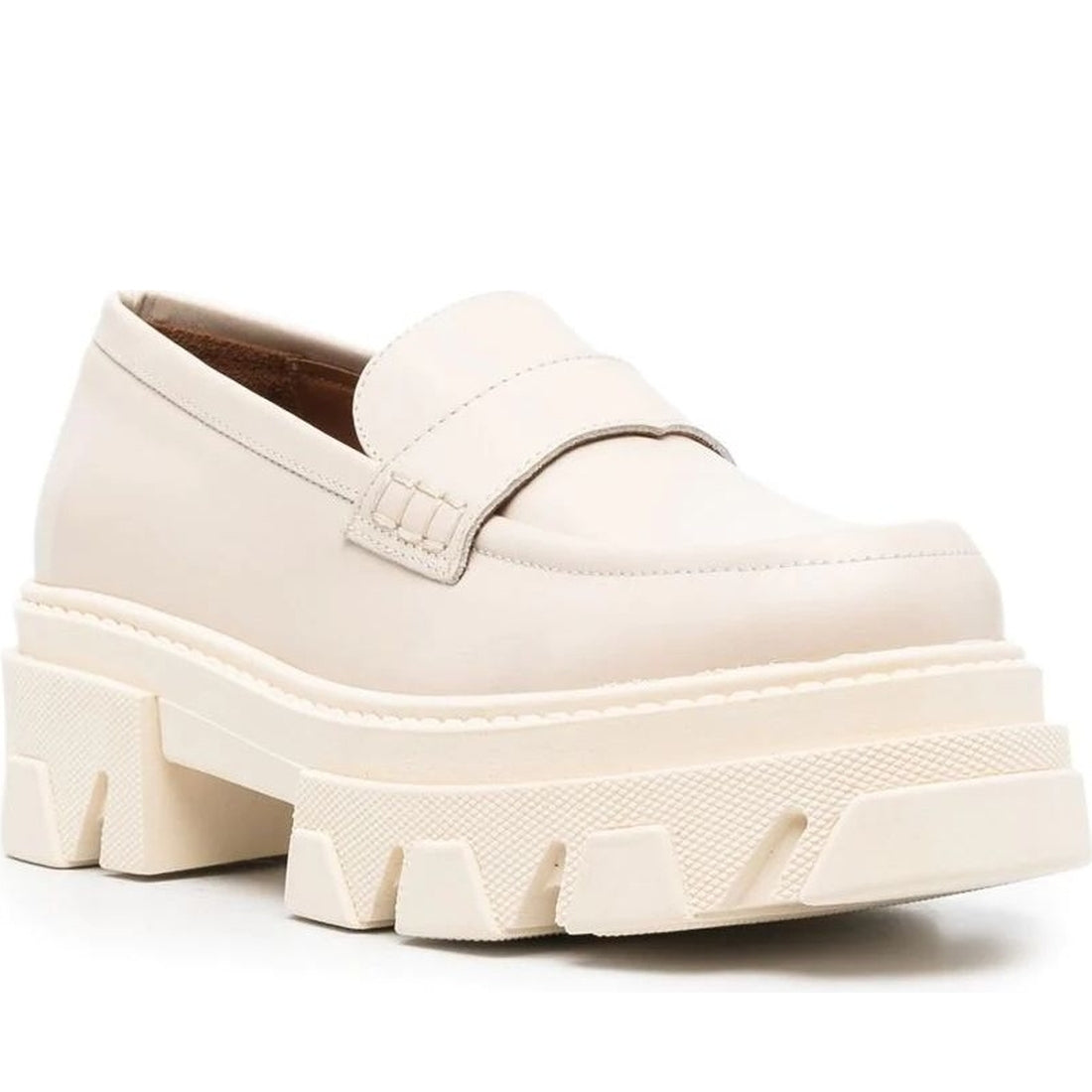 ALOHAS womens Ivory trailblazer loafers | Vilbury London