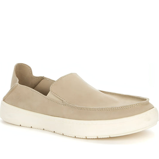 Tesoro mens beige casual closed mocasins | Vilbury London