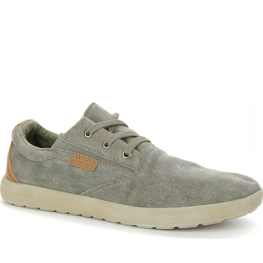 Tesoro mens green casual closed sport shoe | Vilbury London