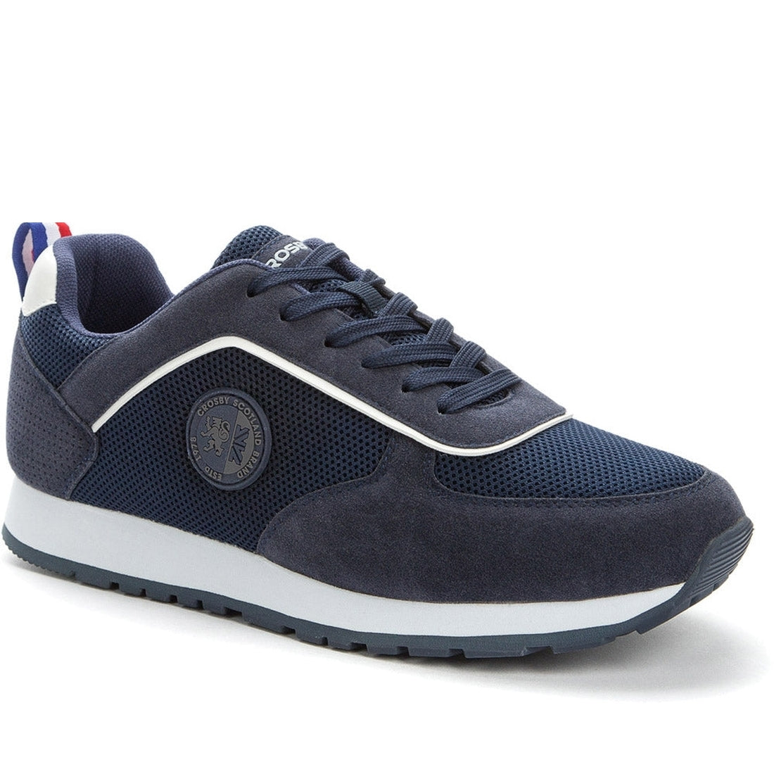 Crosby Mens blue casual closed shoes | Vilbury London