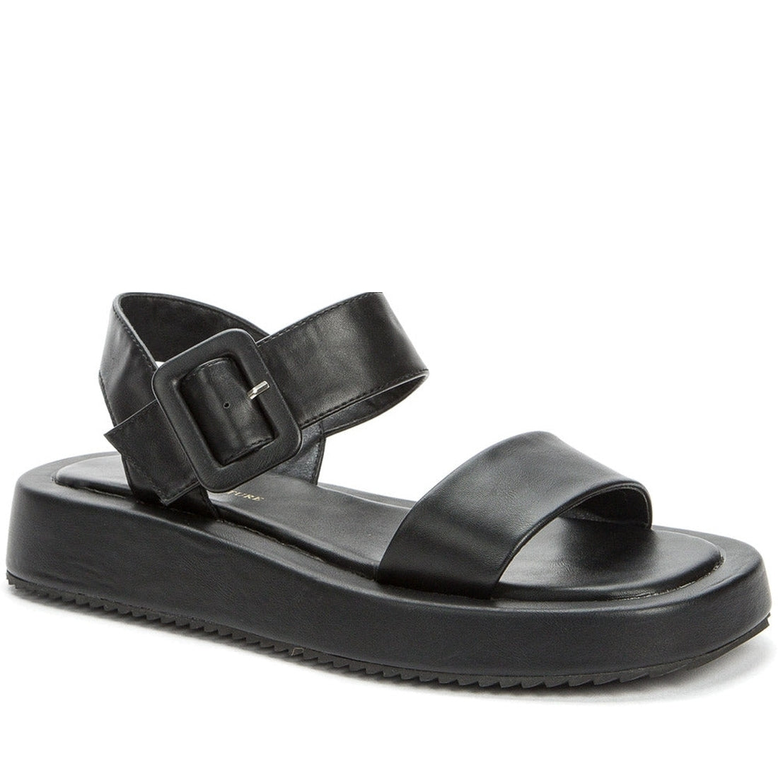 Keddo Womens black casual open sandals | Vilbury London