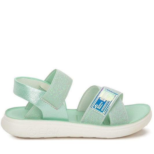 Betsy Girls green casual open sandals | Vilbury London