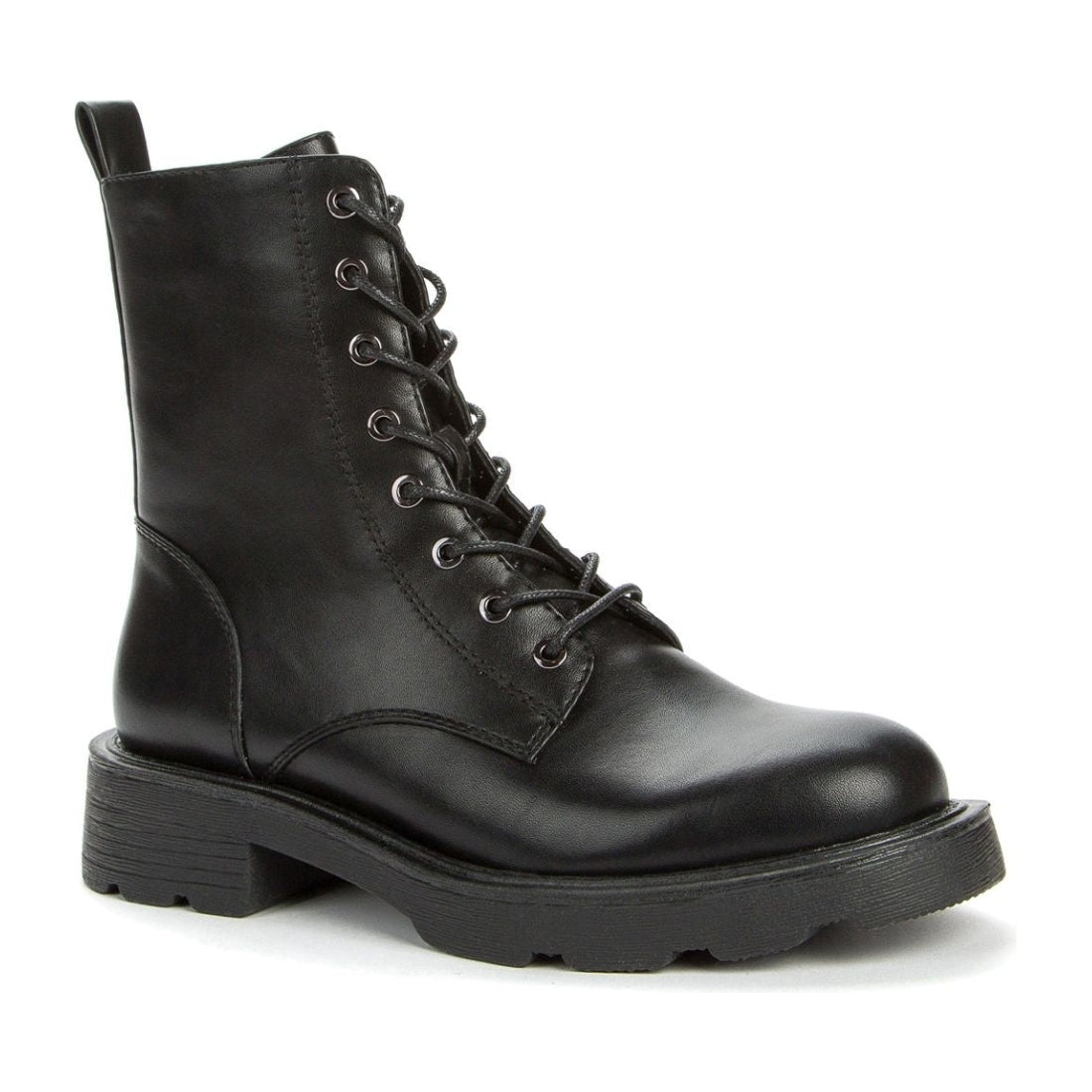 Betsy womens black casual closed booties | Vilbury London