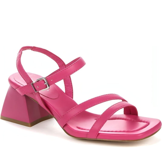 BETSY womens pink elegant open sandals | Vilbury London