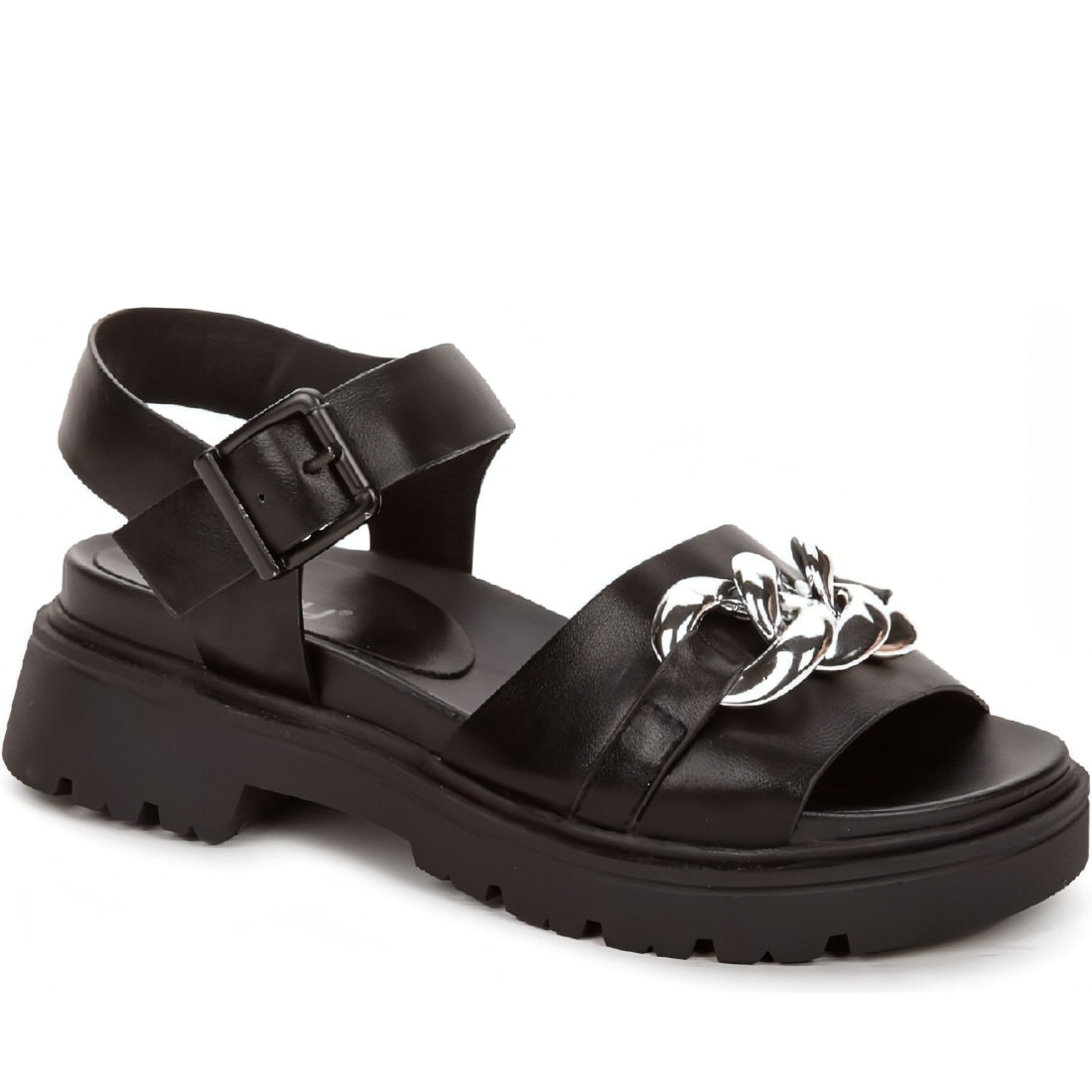 BETSY girls black casual open sandals | Vilbury London