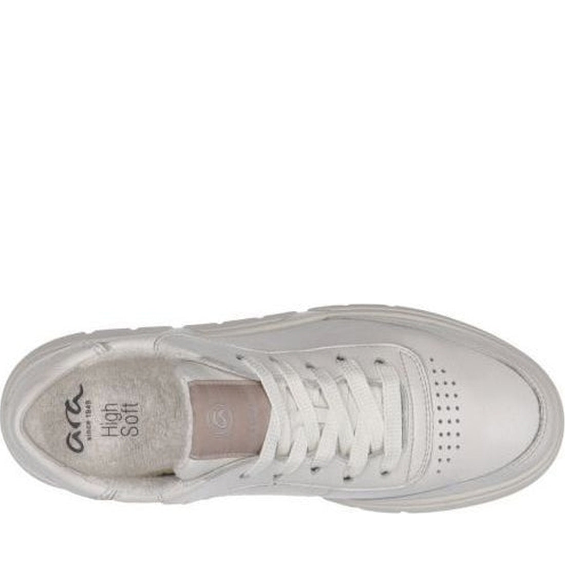 ARA womens cream rom sport shoe | Vilbury London