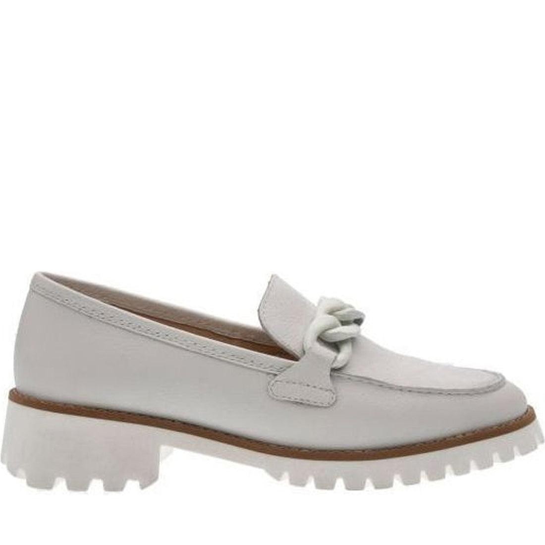 ARA womens cream kent loafers | Vilbury London